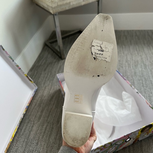 Jeffrey Campbell White Floured Western Boots - Picture 9 of 9